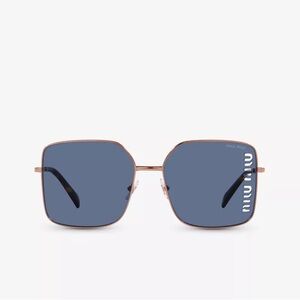 Miu Miu MU51YS square-frame metal Sunglasses